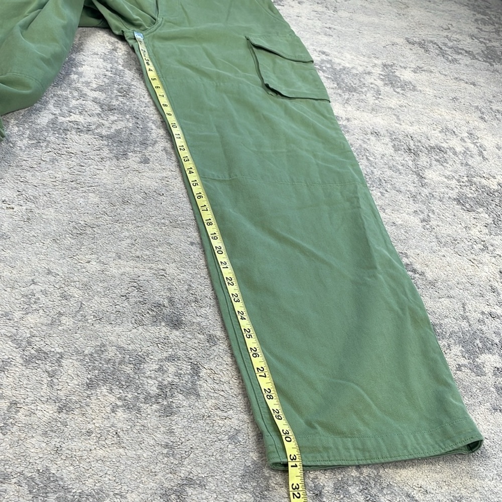 New Rag & Bone Nora Utility Cargo Pants Olive Green Gorpcore Skater Sz 28 - Picture 10 of 12